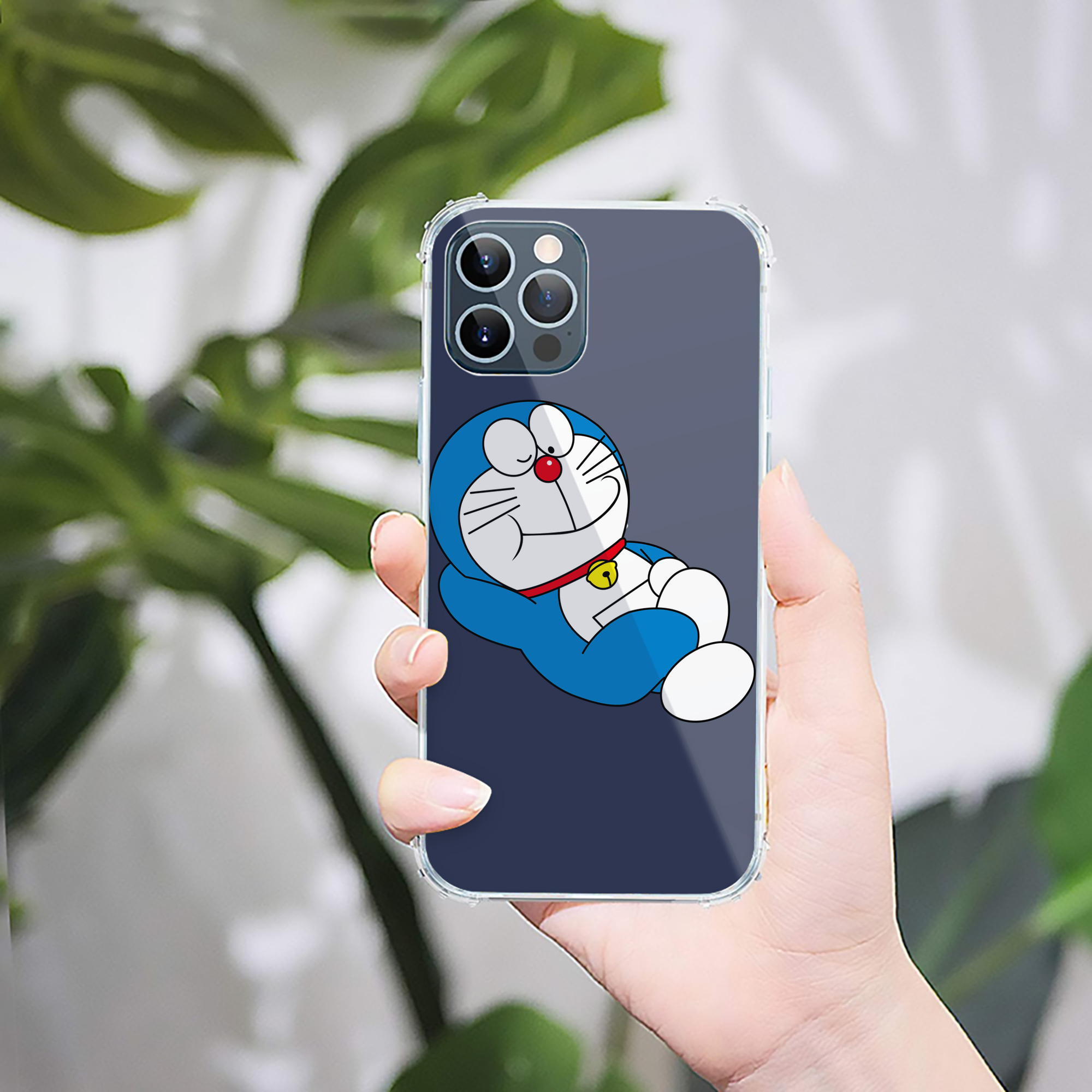 （画像用） ドラえもん Doraemon 【iPhone 12シリーズ対応】透明スマホケース（クリアソフトケース）
